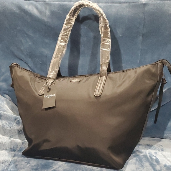 Botkier Black Tote Bag with Durable Design Leather Trimmed - Picture 1 of 14